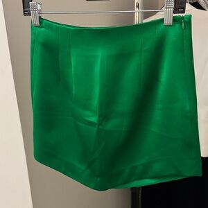 Zara Green Mini Skirt